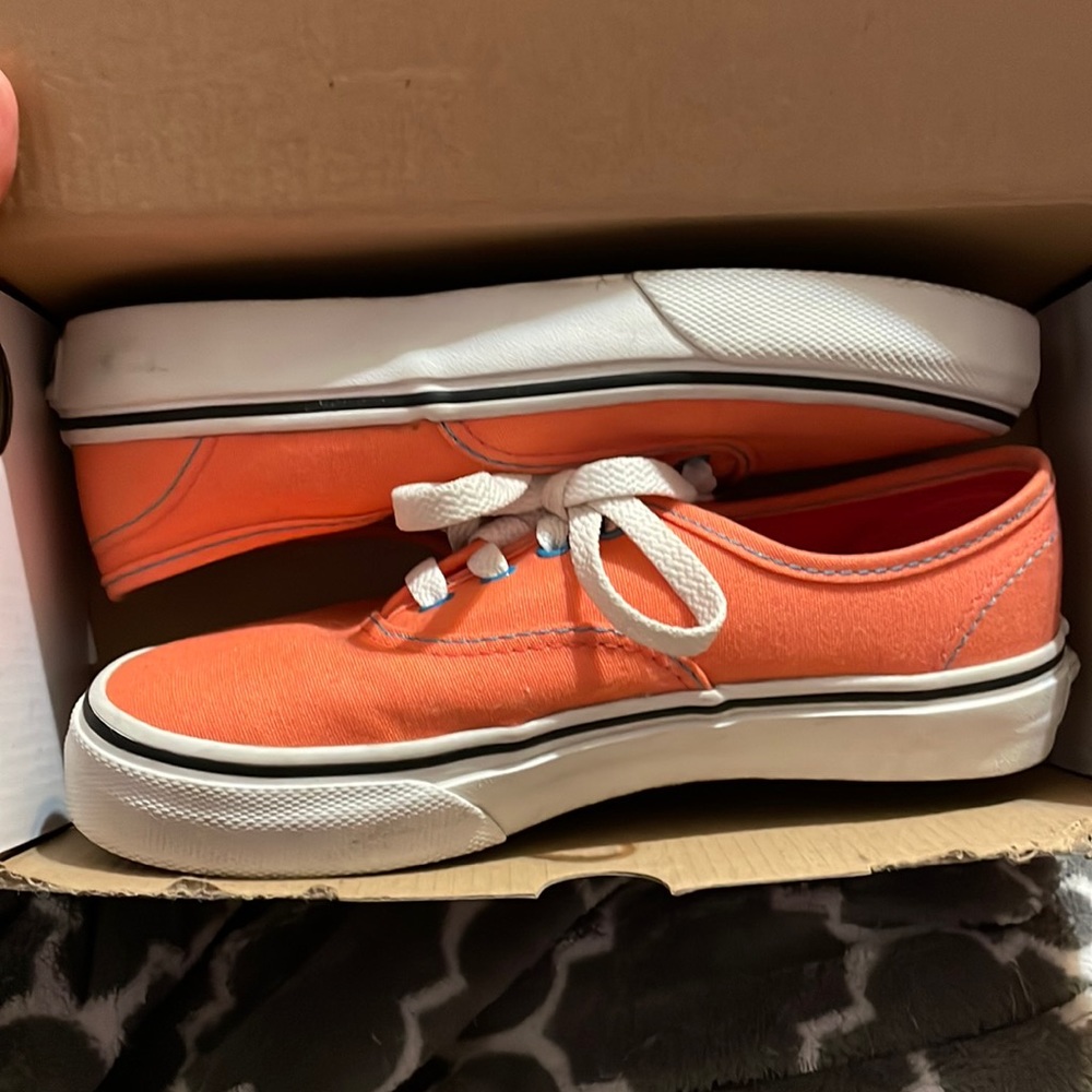 Vans coral colored
